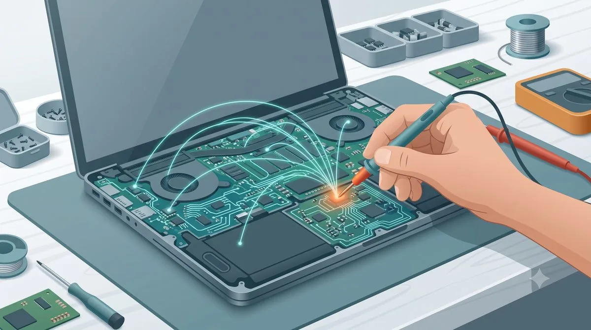 ASUS Laptop Repair Singapore – repair bench