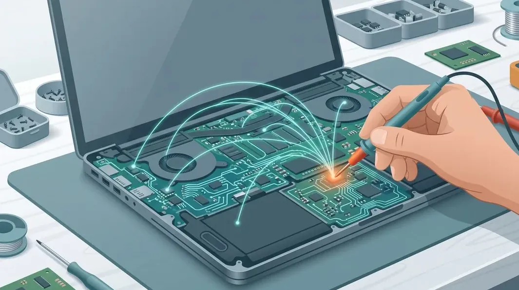 ASUS Laptop Repair Singapore – repair bench