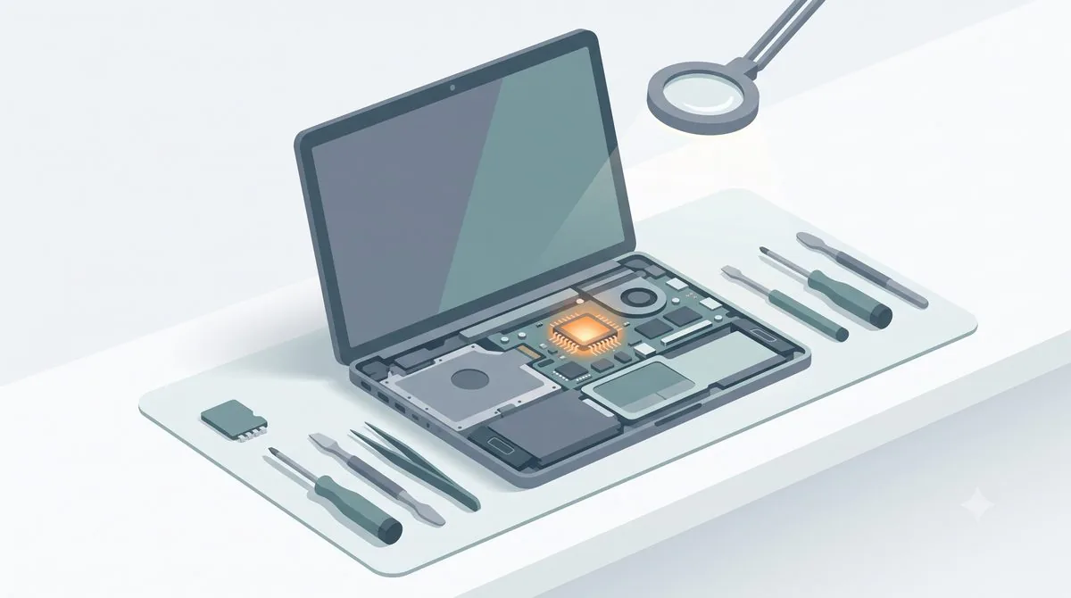 Dell Laptop Repair Singapore – repair bench