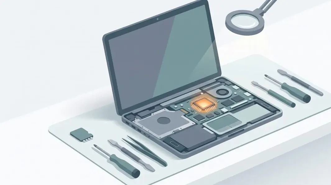 Dell Laptop Repair Singapore – repair bench