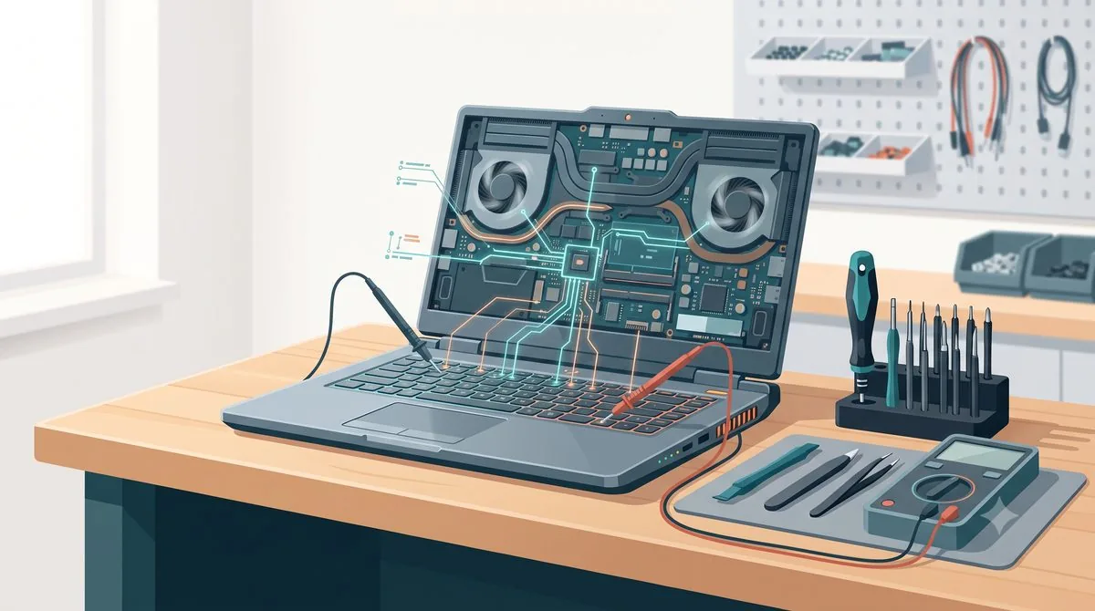 Gaming Laptop Repair Singapore – board diagnostics