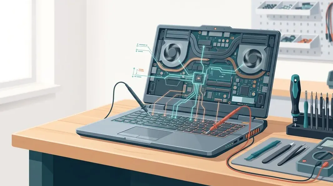 Gaming Laptop Repair Singapore – board diagnostics