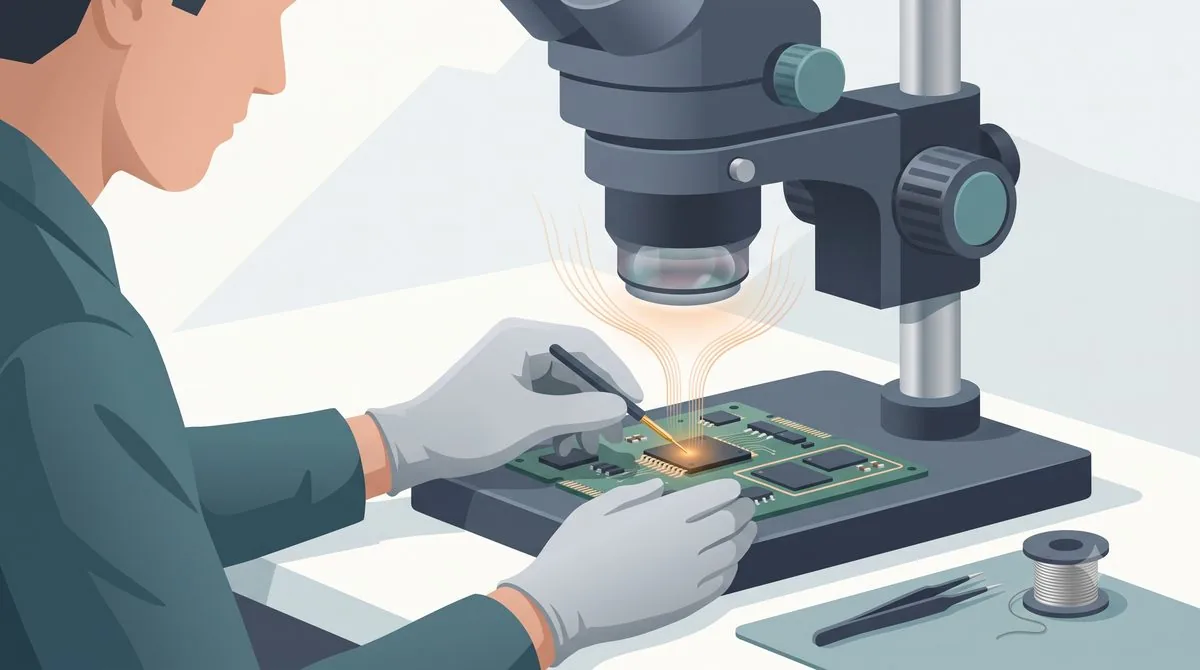 Hard Disk Data Recovery Singapore – chip microscope