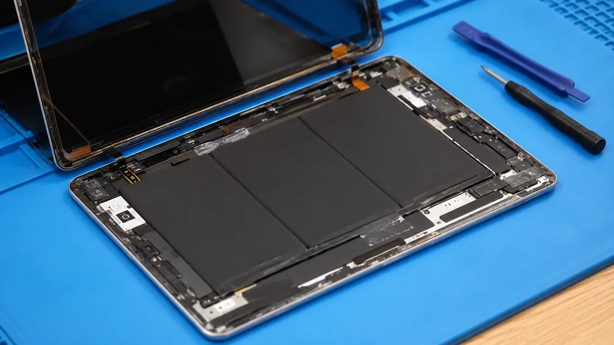 iPad Battery Replacement Singapore – battery inside