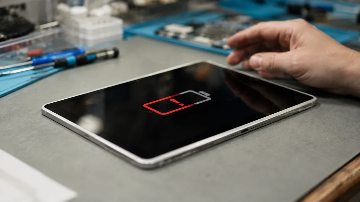 iPad Battery Replacement Singapore – battery warning