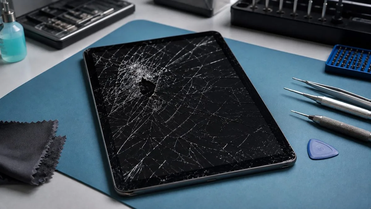 iPad Screen Replacement Singapore – cracked screen