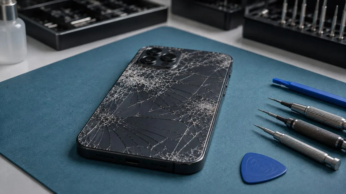 iPhone Back Glass Replacement Singapore – cracked back glass