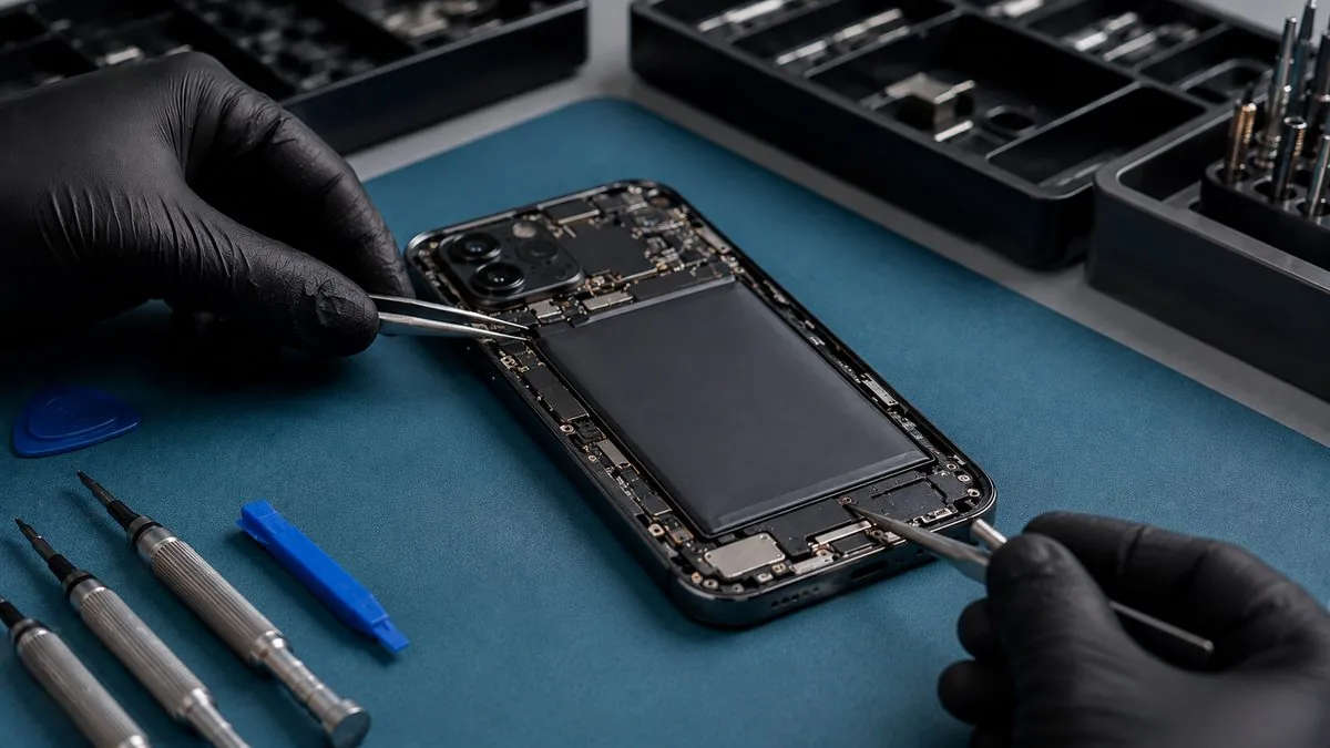iPhone Battery Replacement Singapore – battery inside