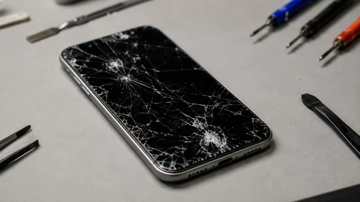 iPhone Screen Replacement Singapore – cracked screen