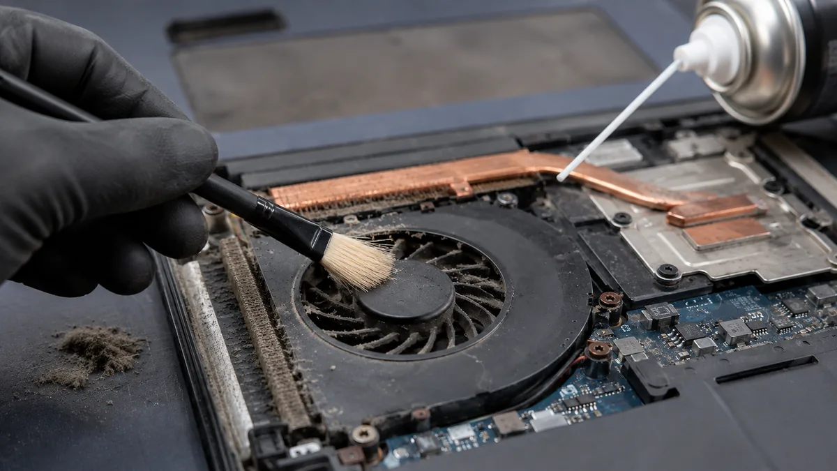 Laptop Fan Very Noisy? Causes, Safe Fixes & When – fan cleaning