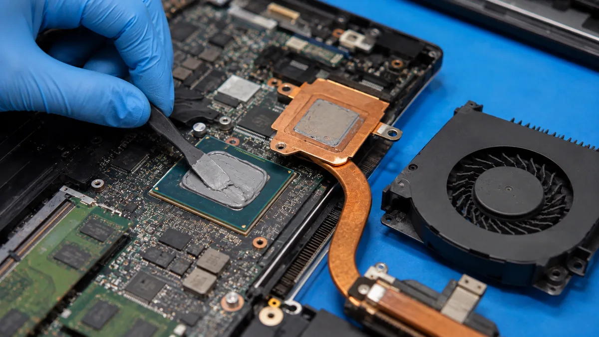 Laptop Fan Replacement Singapore – thermal paste
