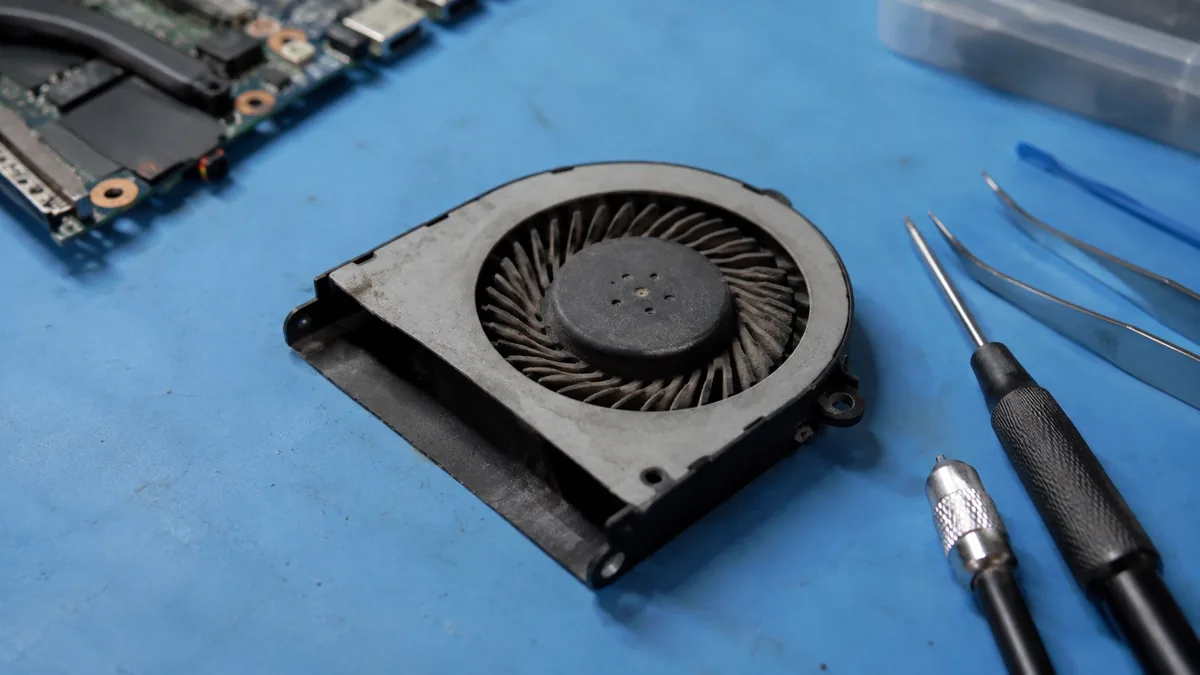 Laptop Fan Replacement Singapore – worn fan