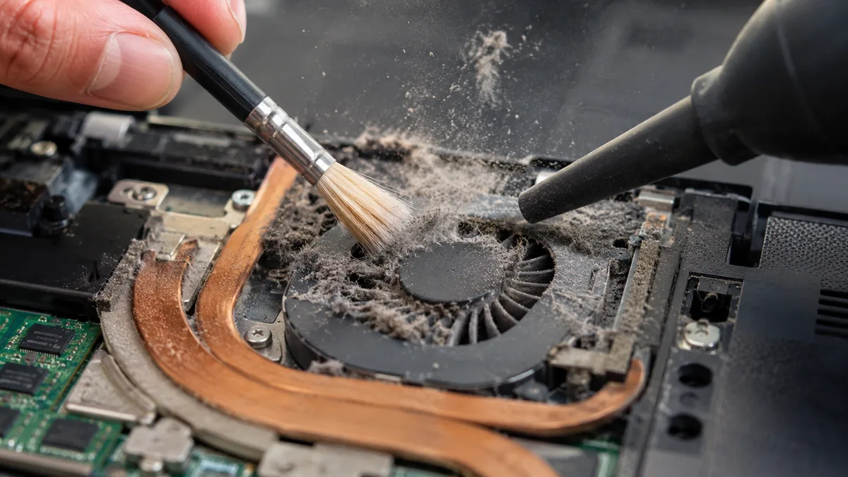 Laptop Gets Hot While Charging? Causes, Safe Fixes – fan cleaning