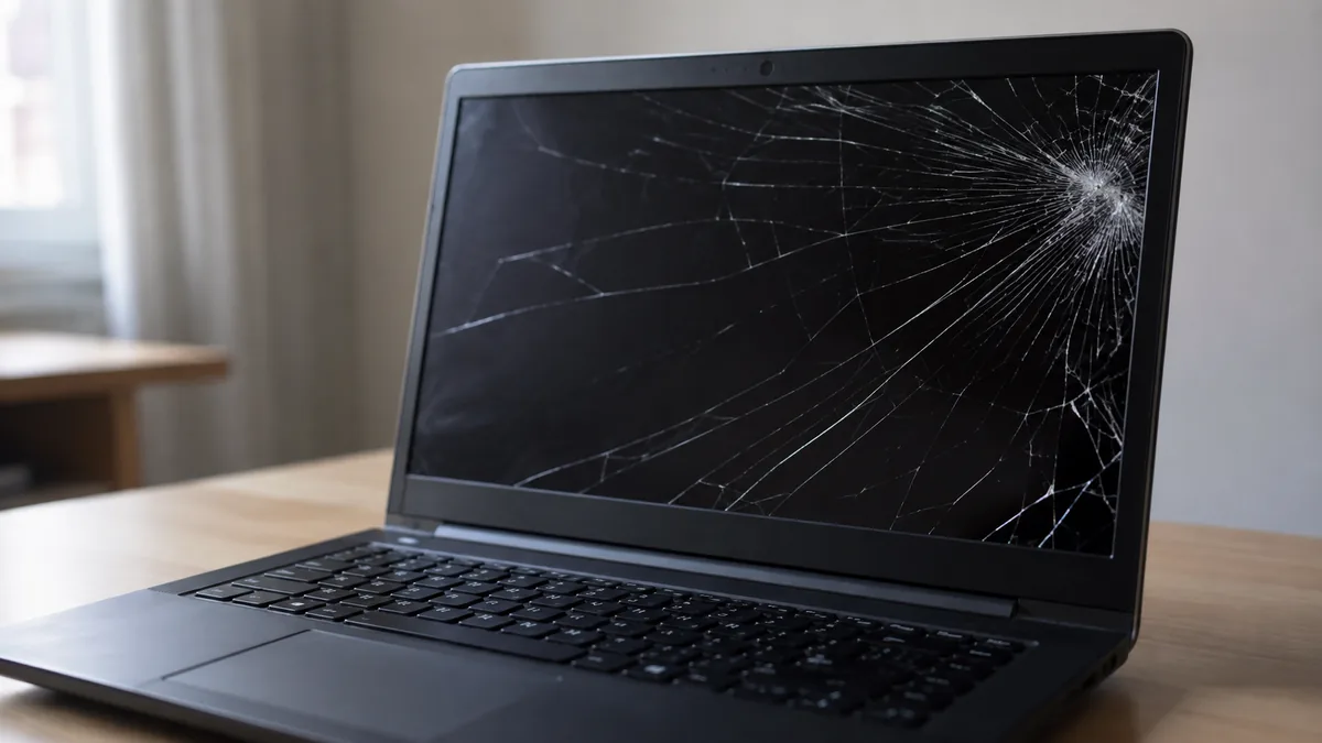 Laptop Screen Replacement Cost Singapore – cracked screen