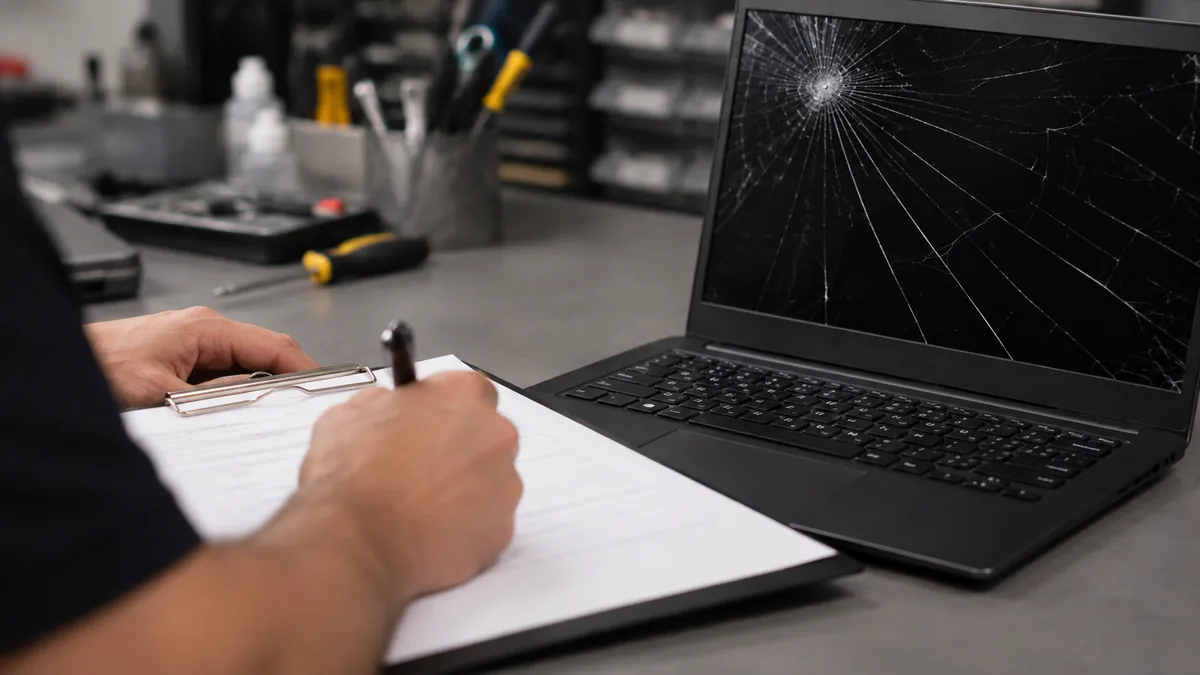 Laptop Screen Replacement Cost Singapore – written quote
