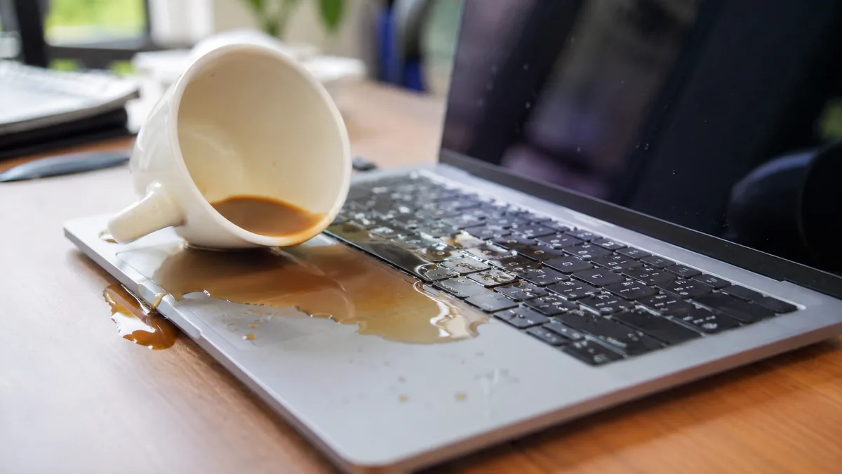 Laptop Water Damage Repair Singapore – liquid spill